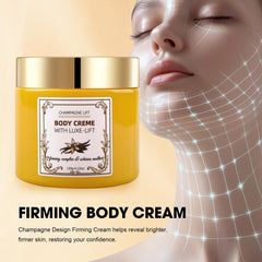 Xaninp Champagne Crème Corps – contouring ciblé pour bras et jambes plus fermes.