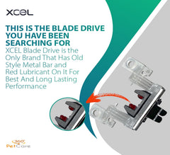 XCEL barre metal guide lame durable et stable