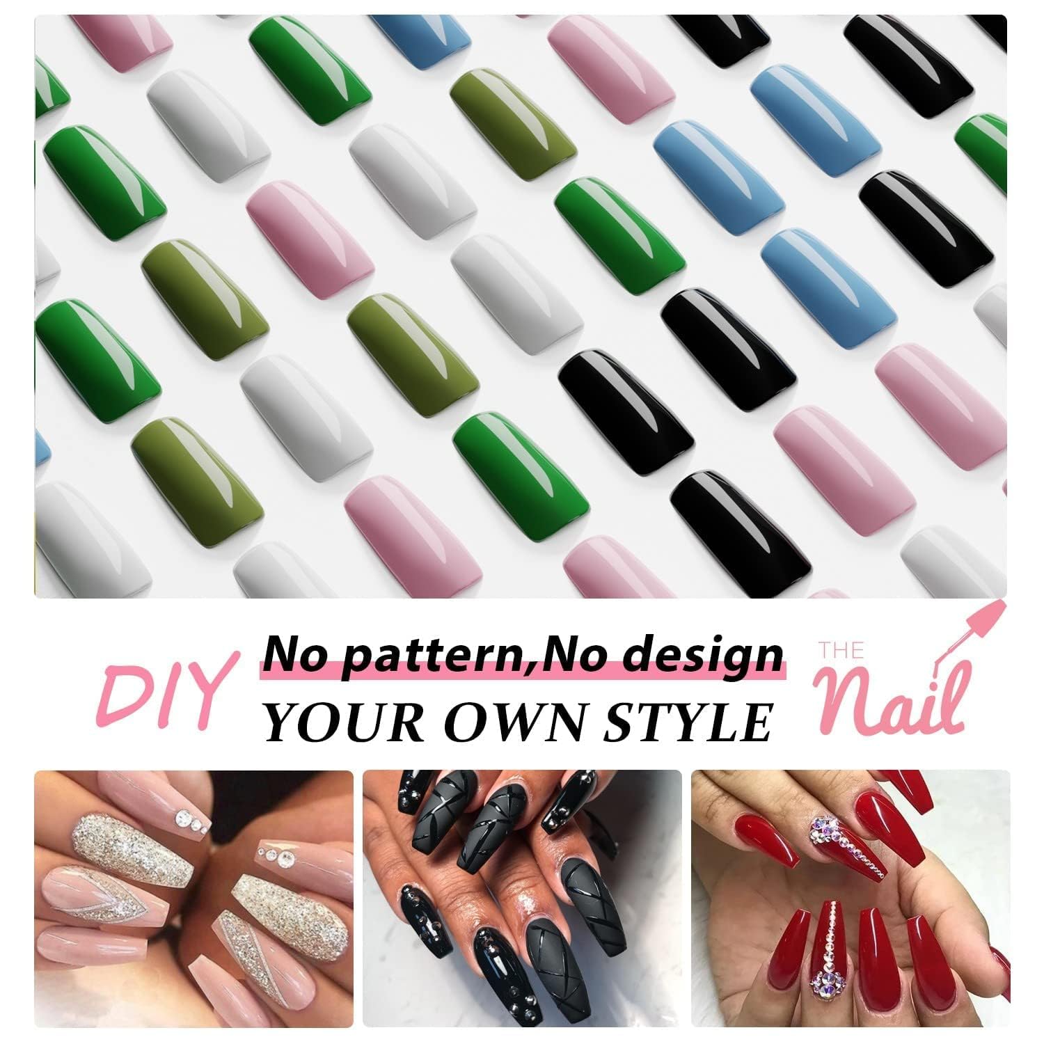 Bord fin et épaisseur rassurante des ongles XCREANDO, résistance lors des tâches ménagères.