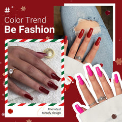 Usage quotidien des ongles press-on XCREANDO pour des looks variables.