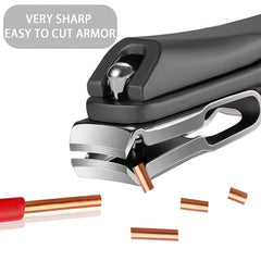 XGIZMOO lame en acier inoxydable coupe des ongles épais.