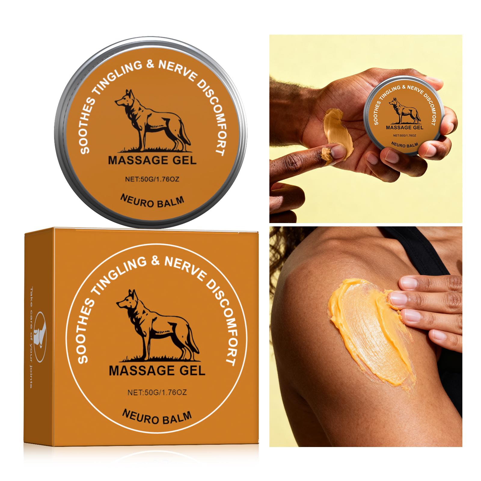 Wolf Neuro Balm, extrait de camomille, apaisement naturel.