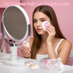 XHDMY pouf cœur mélange pour visage, précision et fusion des teintes.