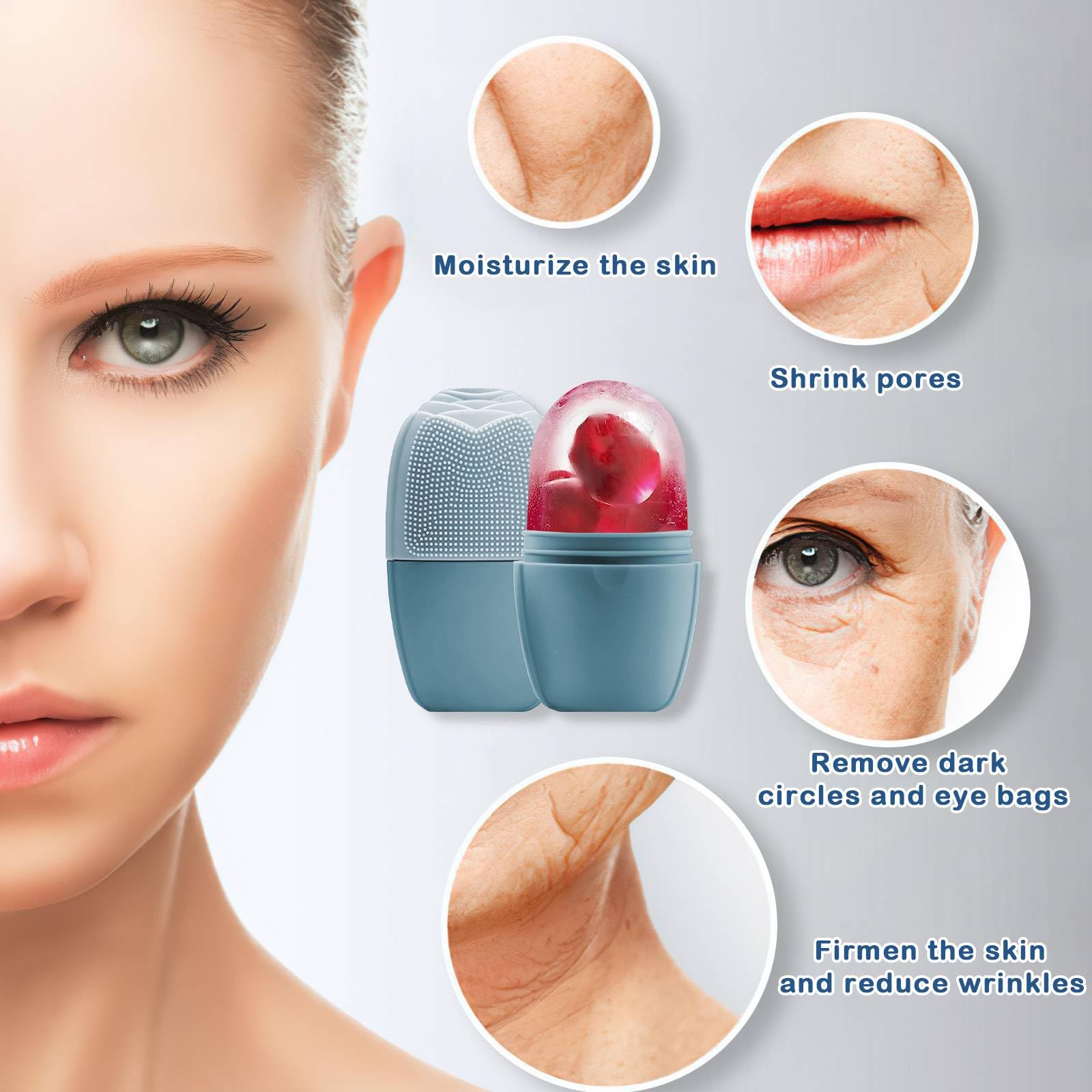 Application rapide massage visage XHJRI, sensation rafraîchissante