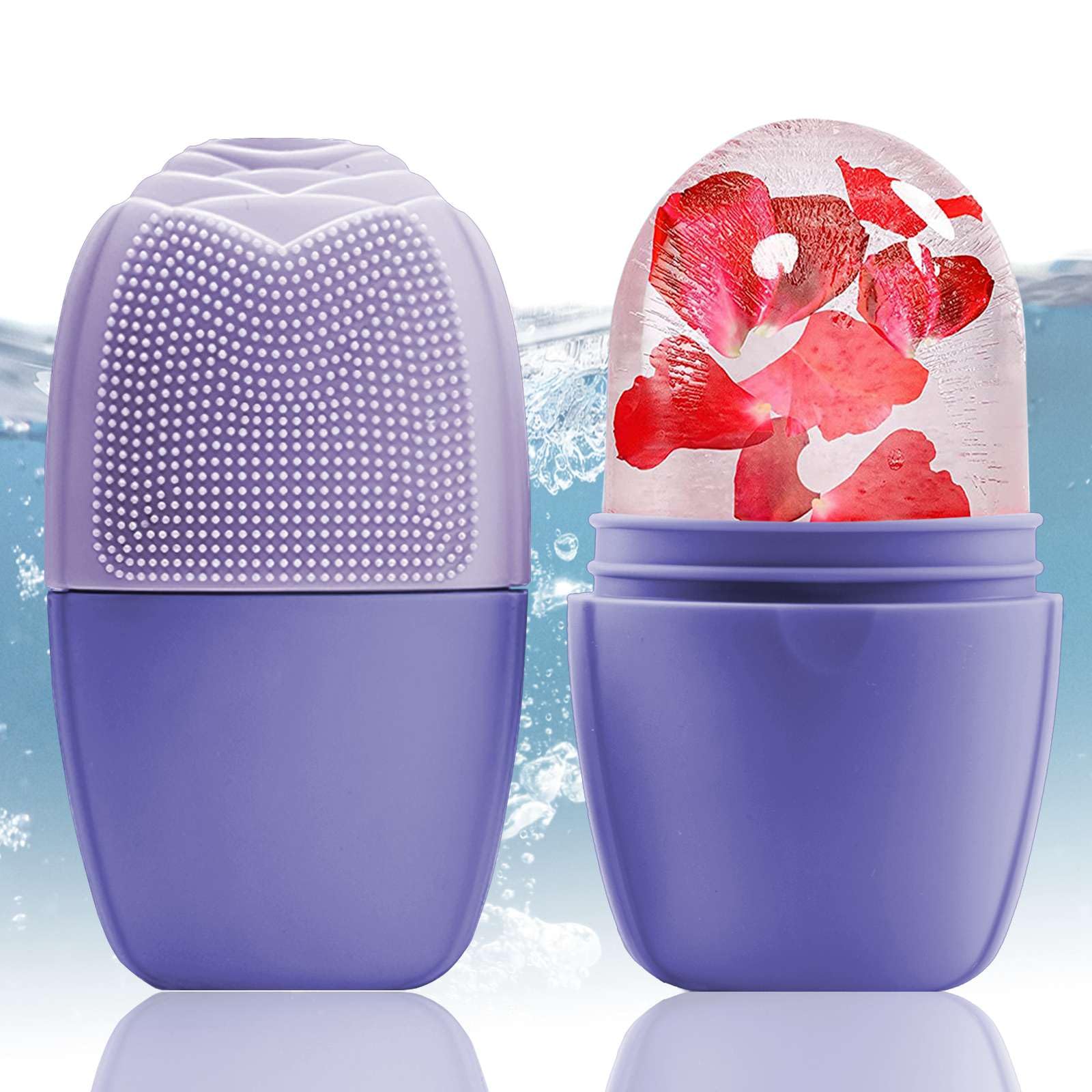 XHJRI rouleau glace visage, réduction des poches et stimulation de la circulation