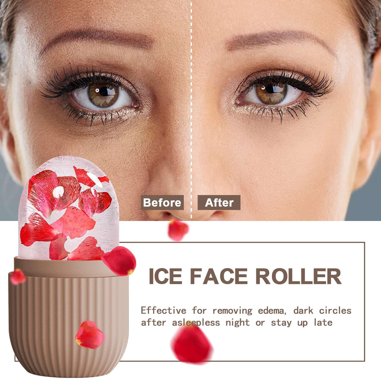 XHJRI rouleau glace yeux, réduction des poches sous les yeux.