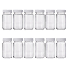 Bouteille XHPHAPACK shot 60 ml en verre clair avec capuchon, pratique pour boissons maison.