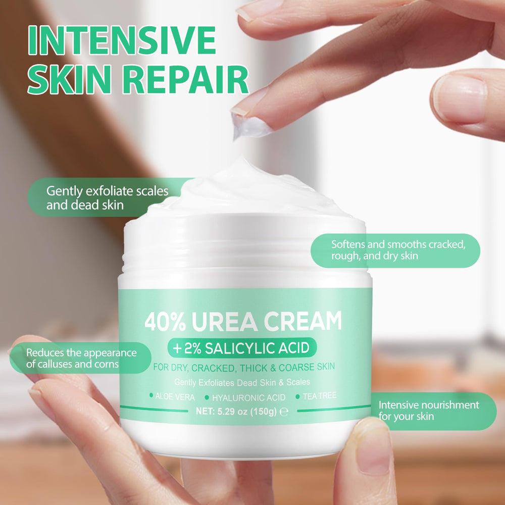 XIAMOFUZHOU Crème urée 40 % – texture crémeuse et absorption rapide.