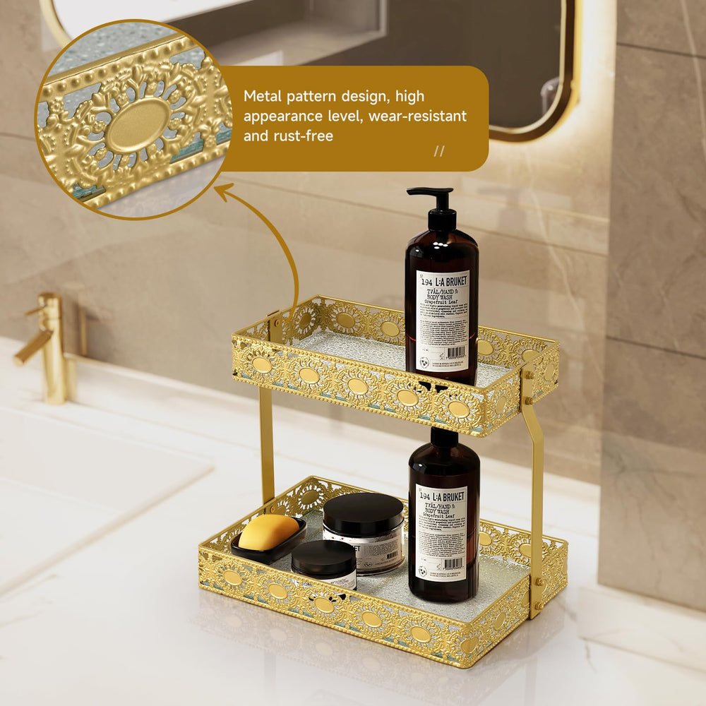 Bord dore et verre epais xiaojuande, allure luxueuse et durable