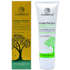 Bouteille Xiaomoxuan masque collagène, élégant emballage et hydratation.