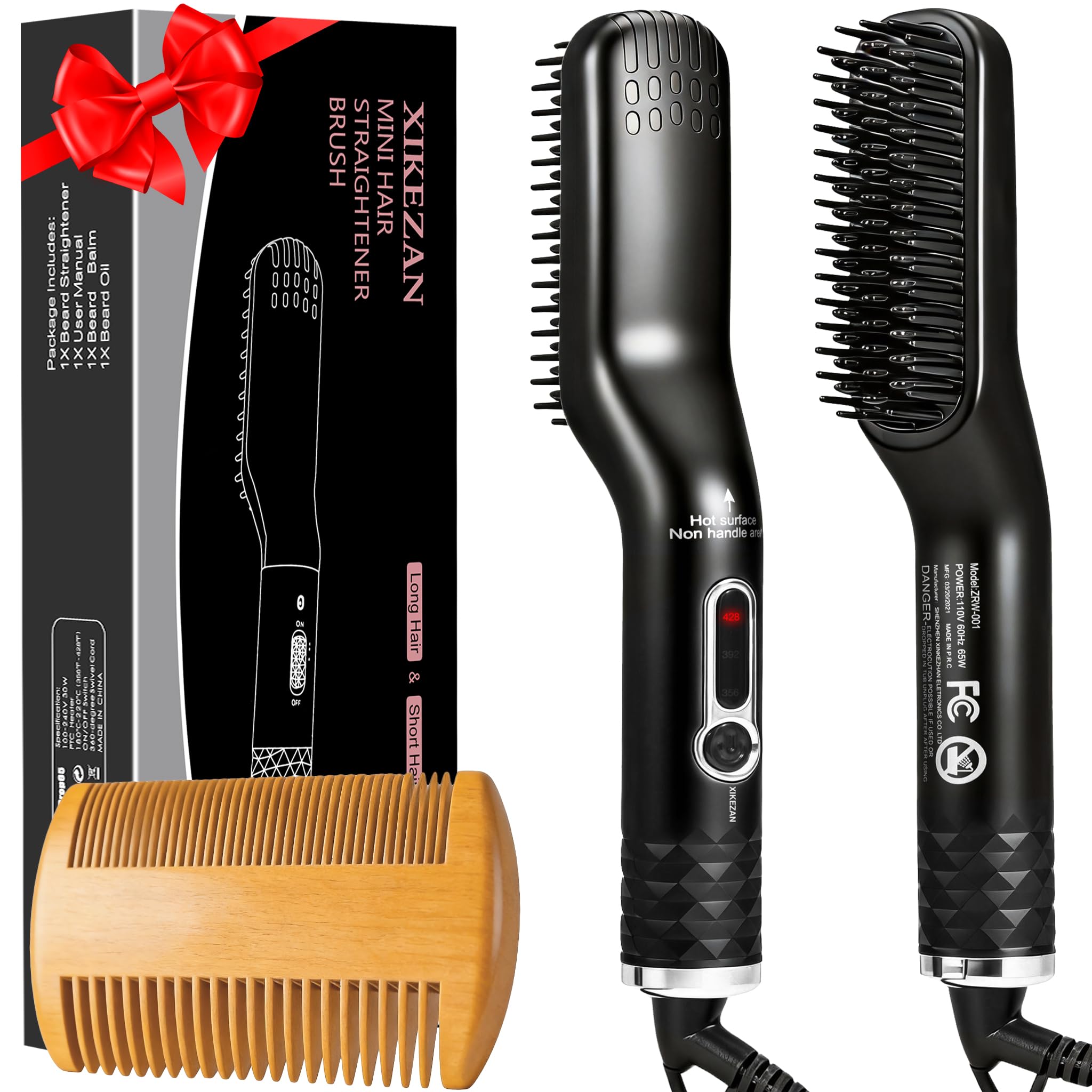 Xikezan lisseur barbe - prise double-voltage pour voyage