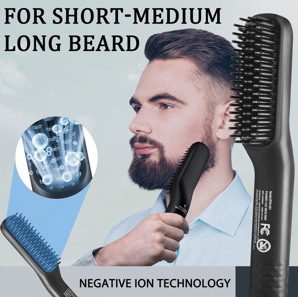 Xikezan lisseur barbe - securite extinction auto et anti-brulure