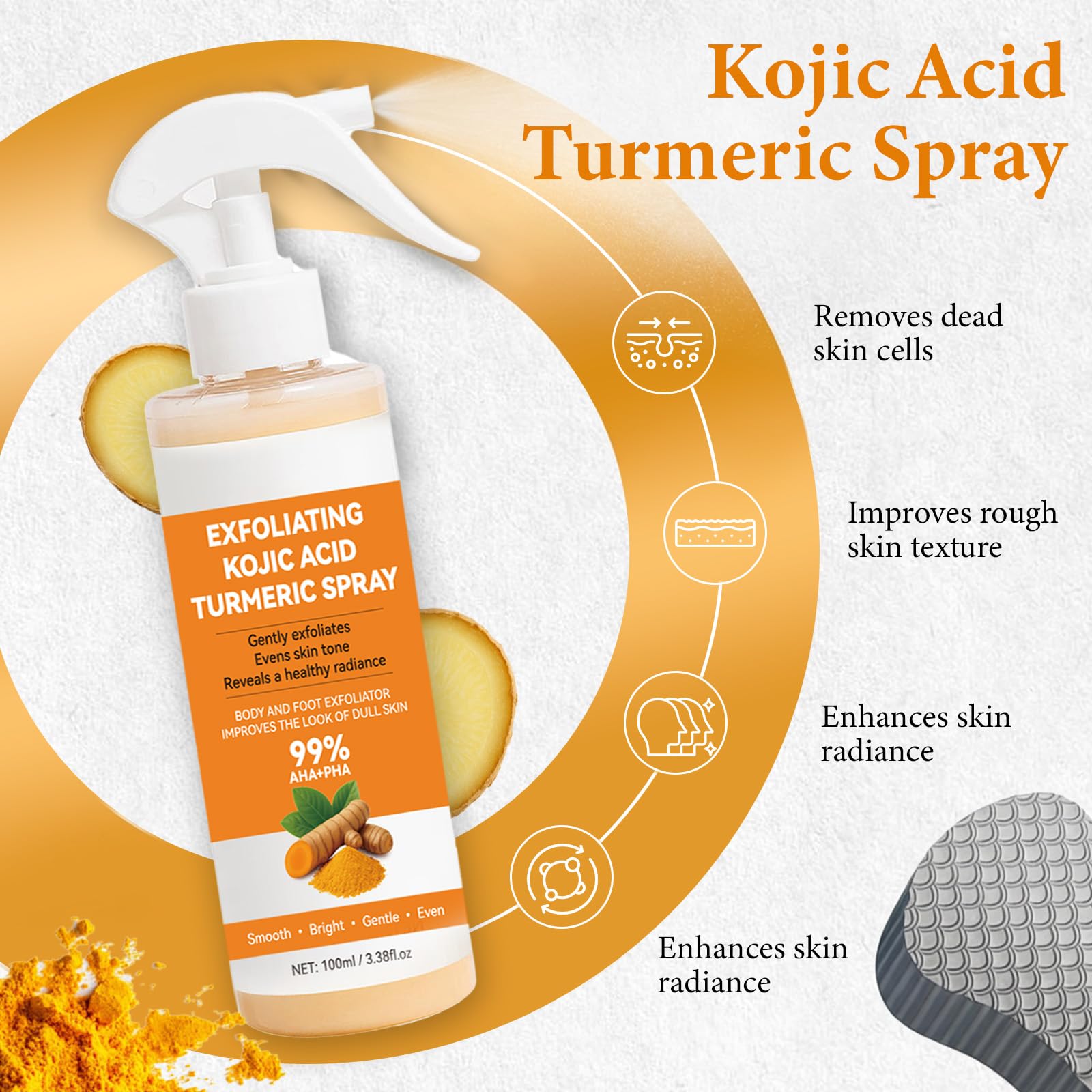 XILRVON brume fine – application uniforme sur le corps.