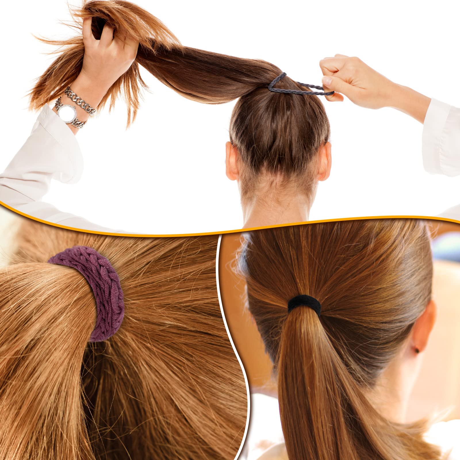 Xinnun, bande-cheveux pour queue de cheval, agréable et durable au quotidien.