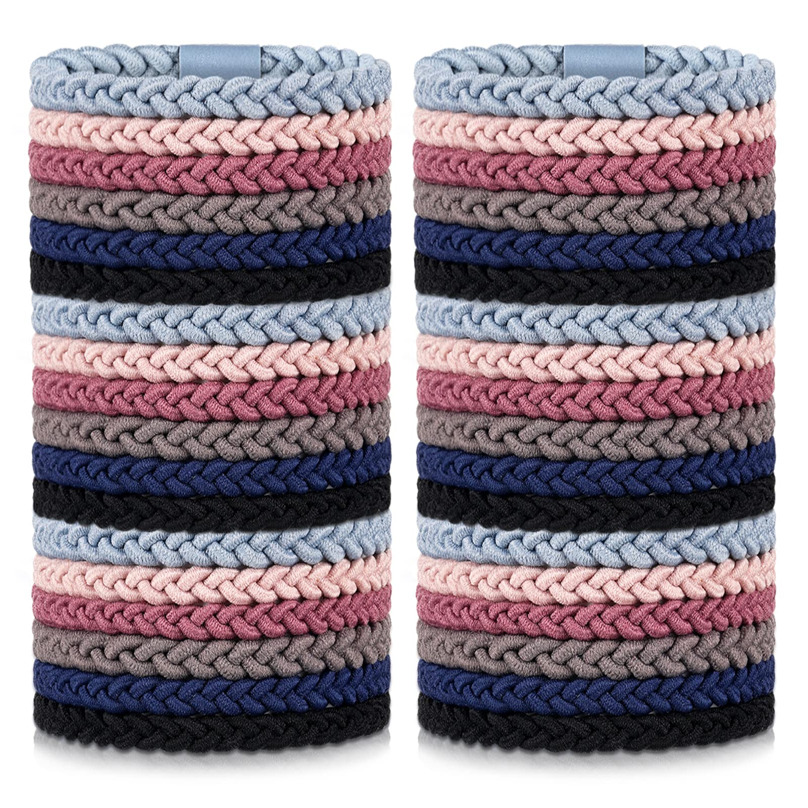 Xinnun, bandes-cheveux elastiques arc-en-ciel, parfaites pour des coiffures rapides et pratiques.
