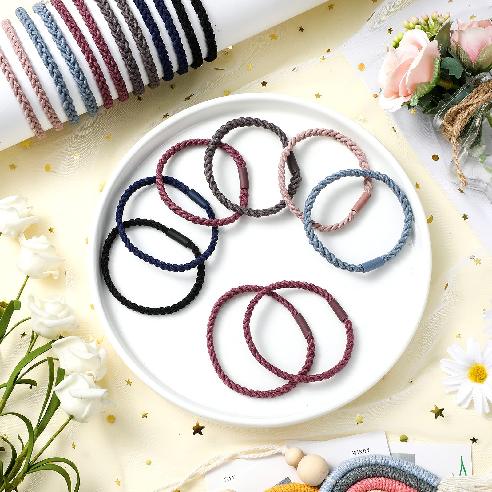 Xinnun, ensemble bandes cheveux couleurs variées pour toutes les tenues.