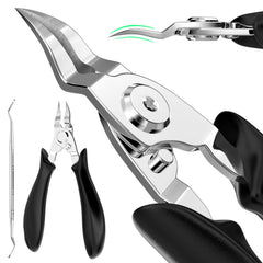 XIORRY coupe-ongles avec lame incurvée pour coupe précise et sans bavure