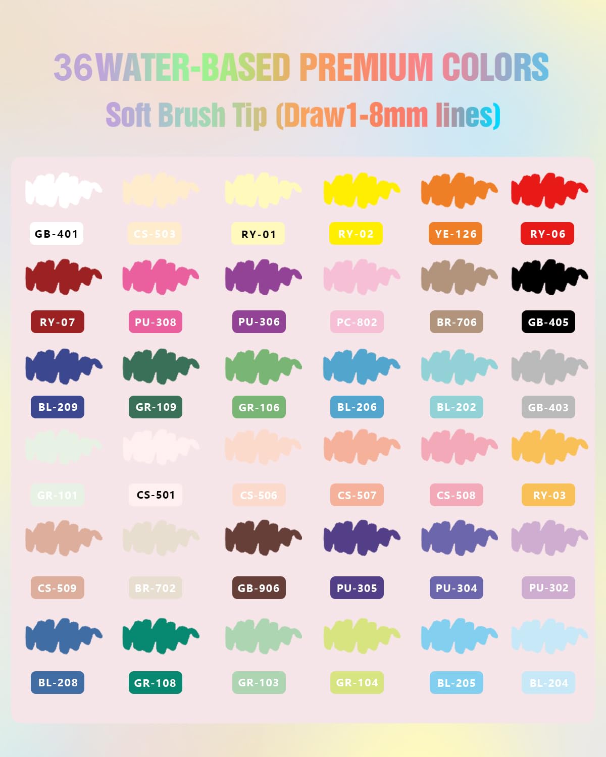 Xipan stylo art-ongles pointe 1-8 mm pour lignes fines et motifs précis.