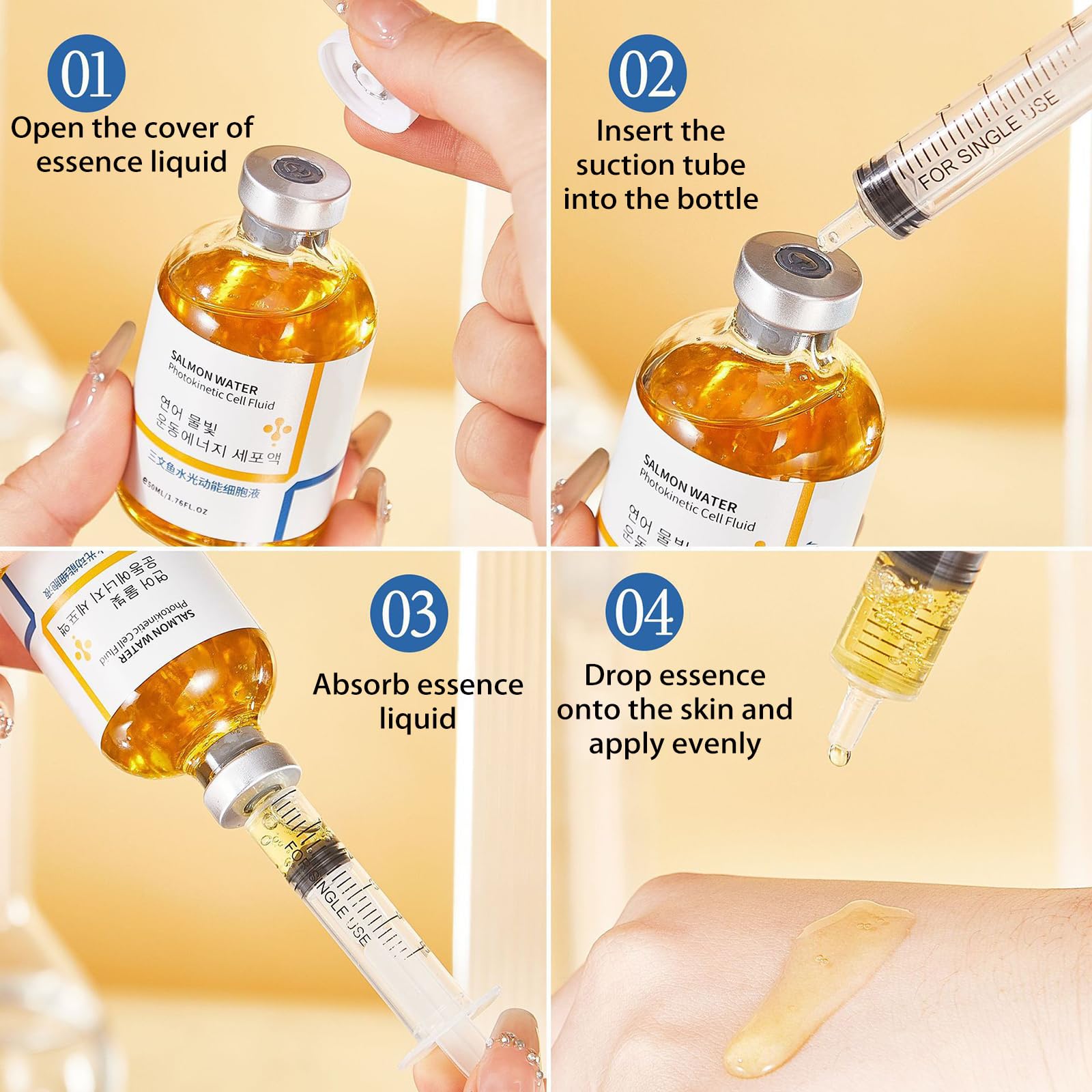 XIRUJNFD Coffret Soin Saumon – coffret élégant pour une routine complète