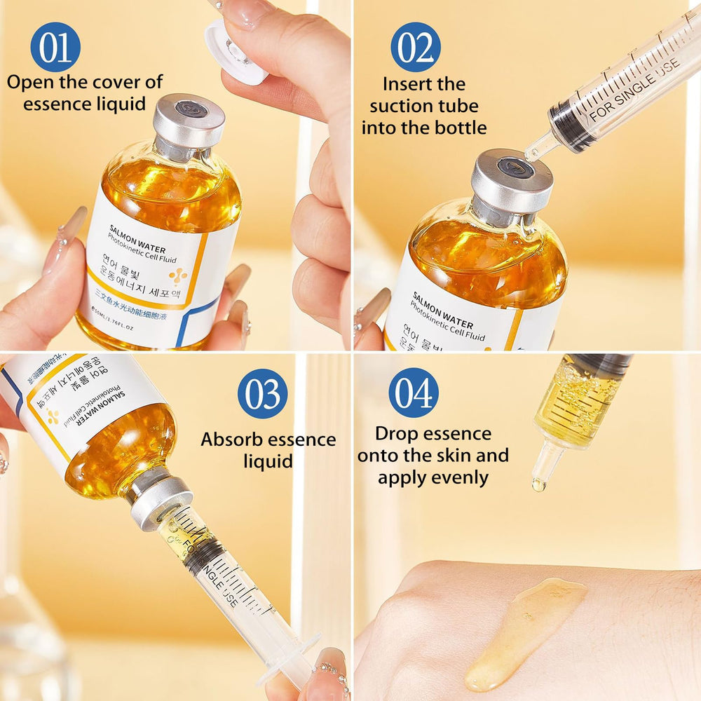 XIRUJNFD Coffret Soin Saumon – coffret élégant pour une routine complète