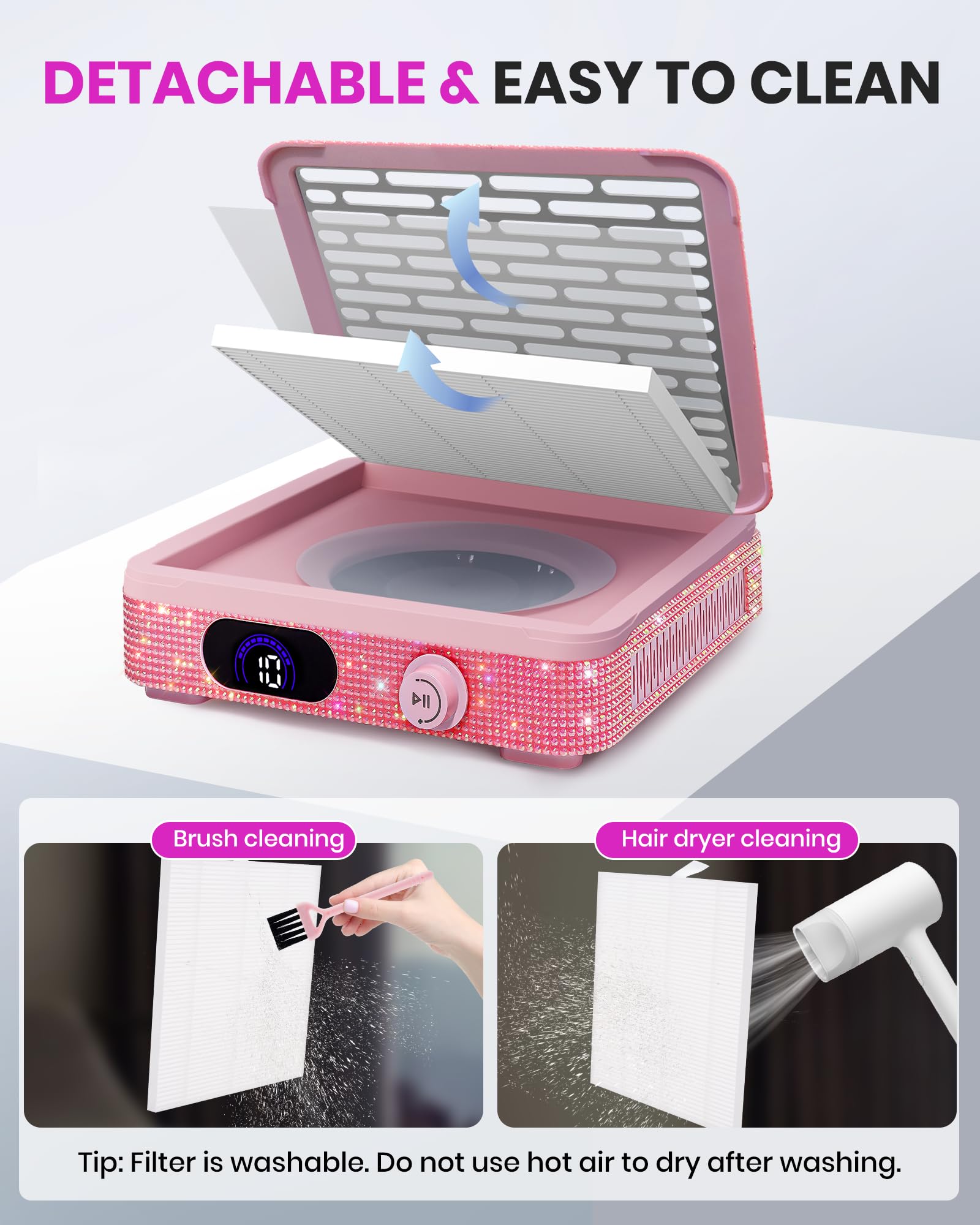 XISZMOG grille-poussiere-nettoyage : extraction efficace et entretien simple.