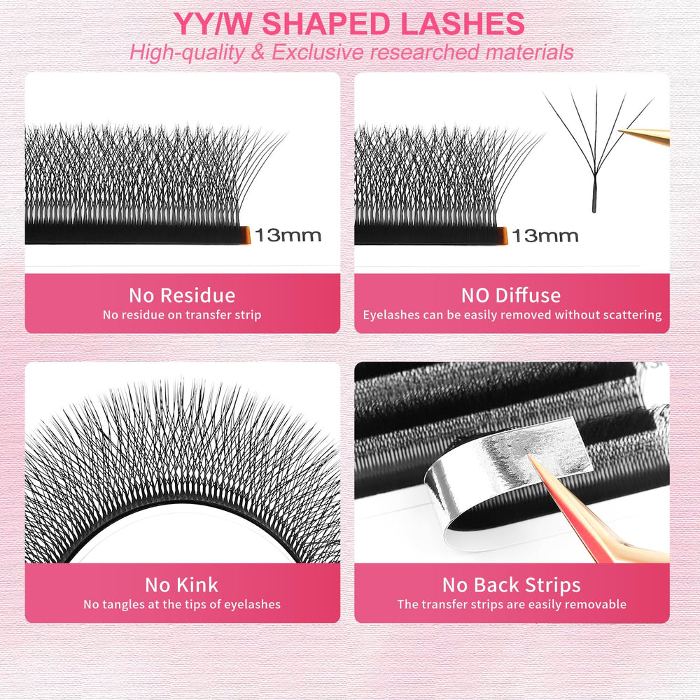 XIUSUZAKI W cils : design croisé pour volume dense et naturel.