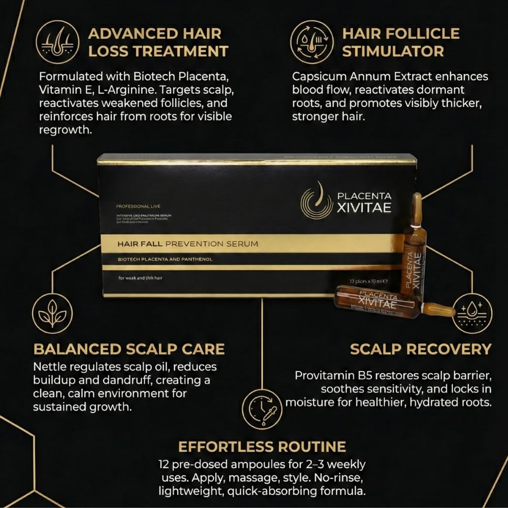 XIVITAE Placenta ampoules emballage élégant facilitant l utilisation.
