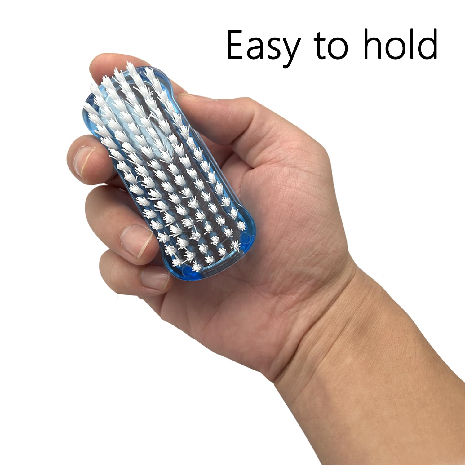 Brosse Xjinmin double face bleu, prise en main ergonomique et légère.