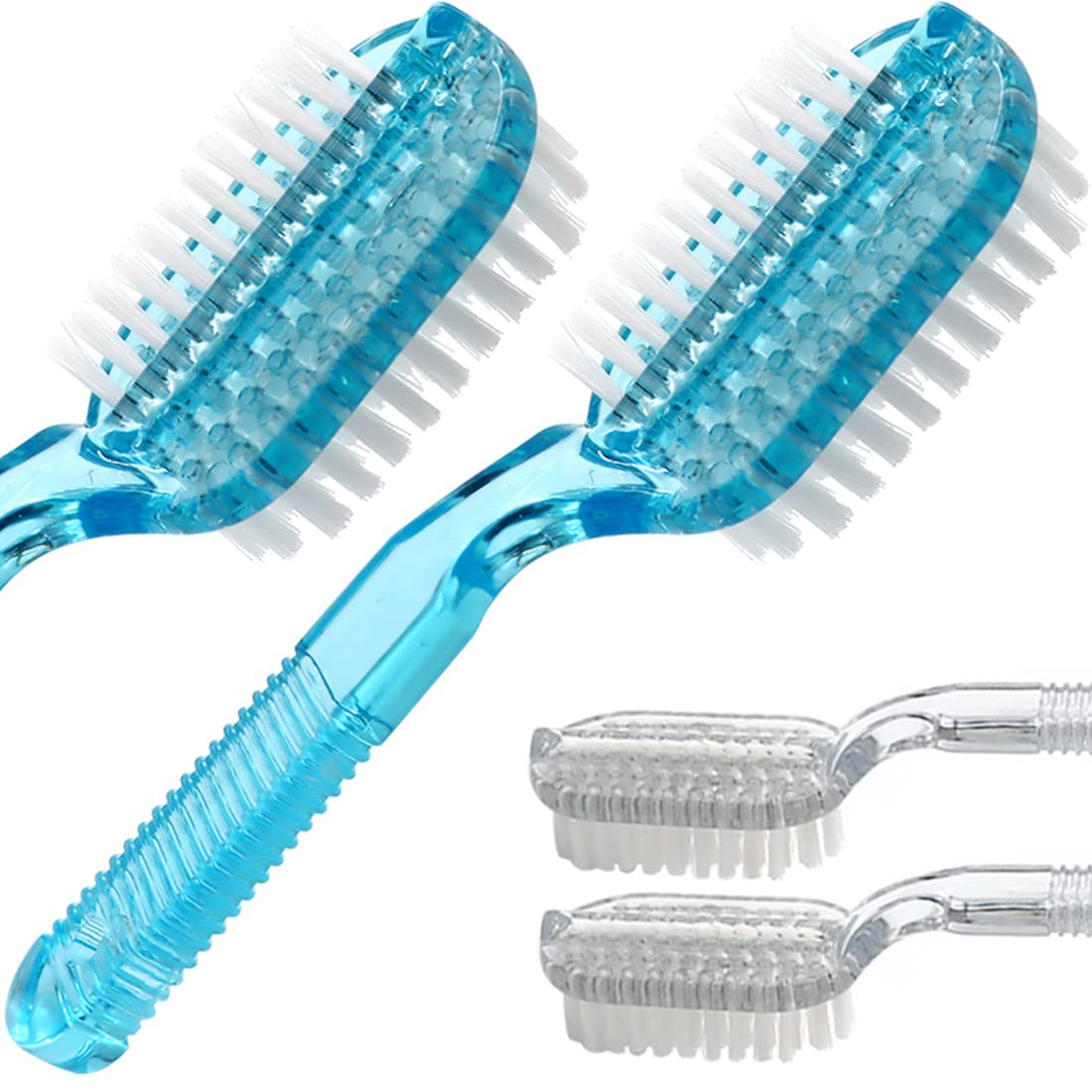 Xjinmin brosse ongles double-face avec poignée ergonomique pour un nettoyage précis