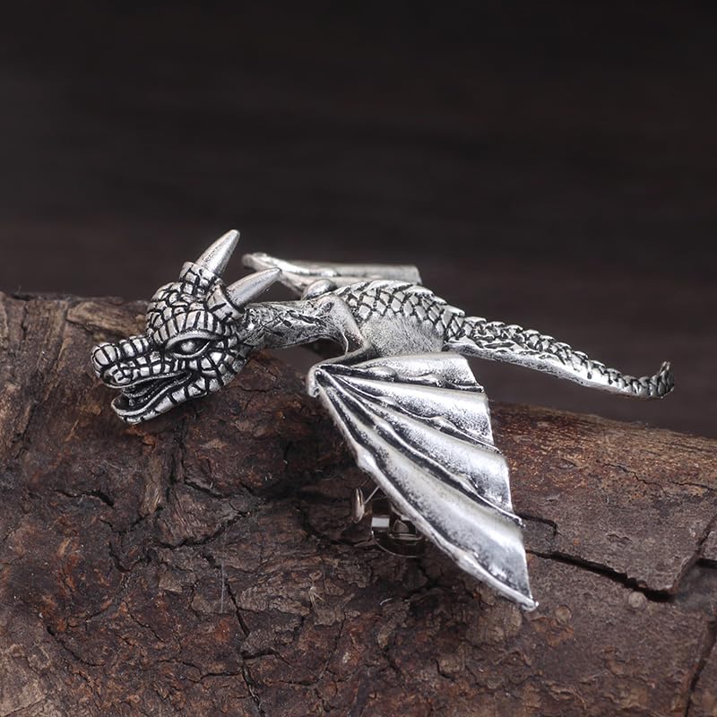 Barrette dragon XJYHDY, accessoire fete-halloween pour look gothique.