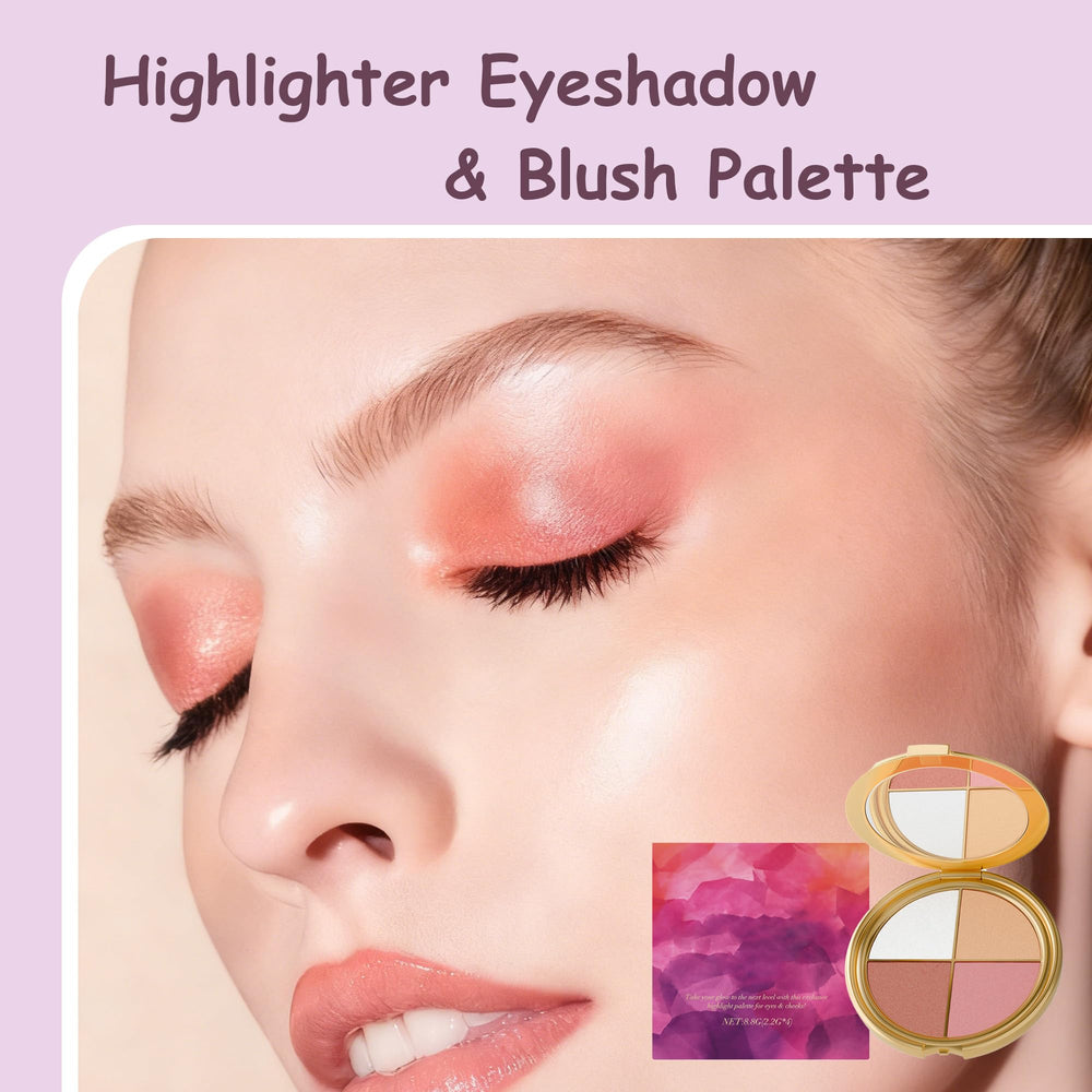 XLJQ Travel-friendly palette fits bags for on-the-go touch-ups.