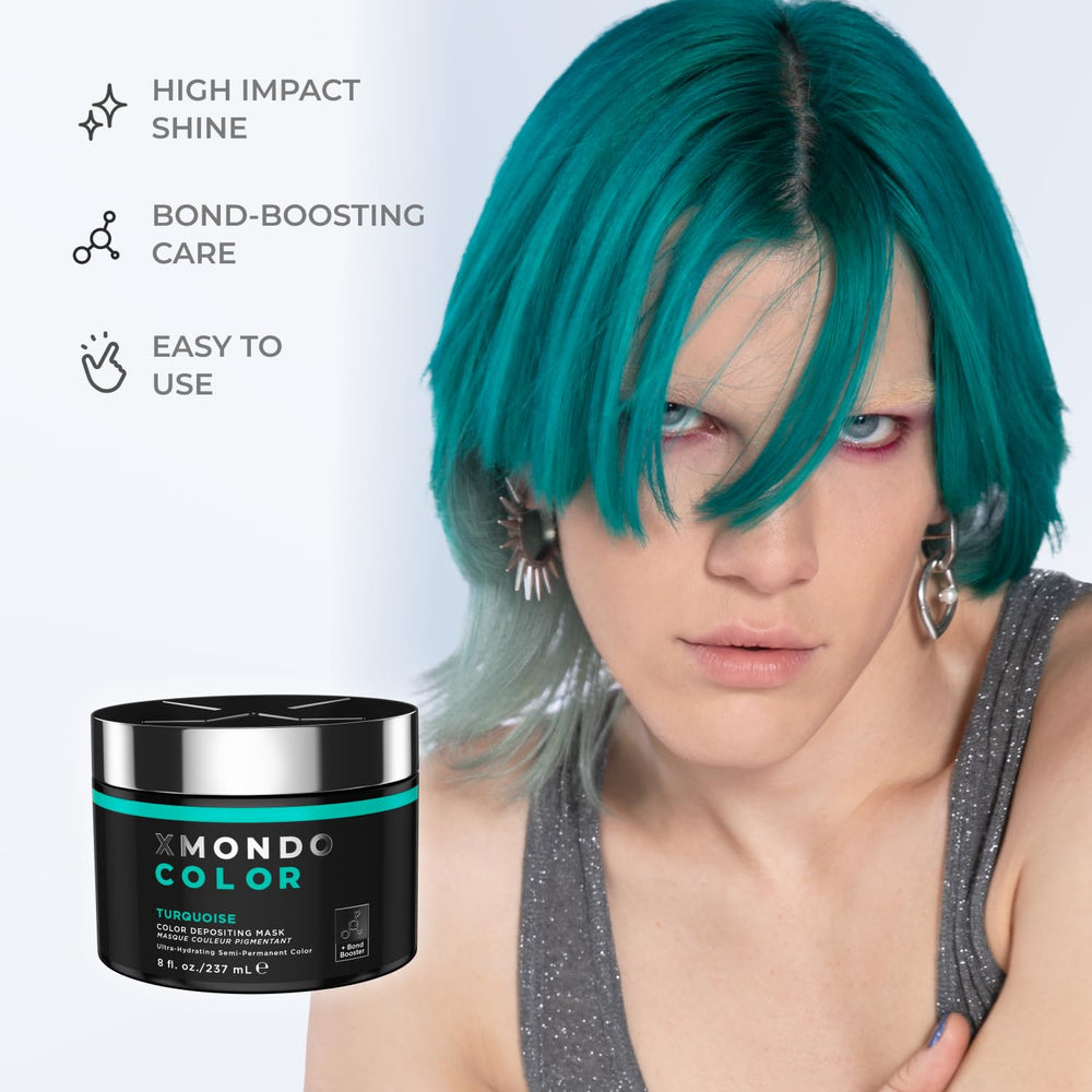 XMONDO Application Coloration Turquoise assure une couverture homogène sans effort.