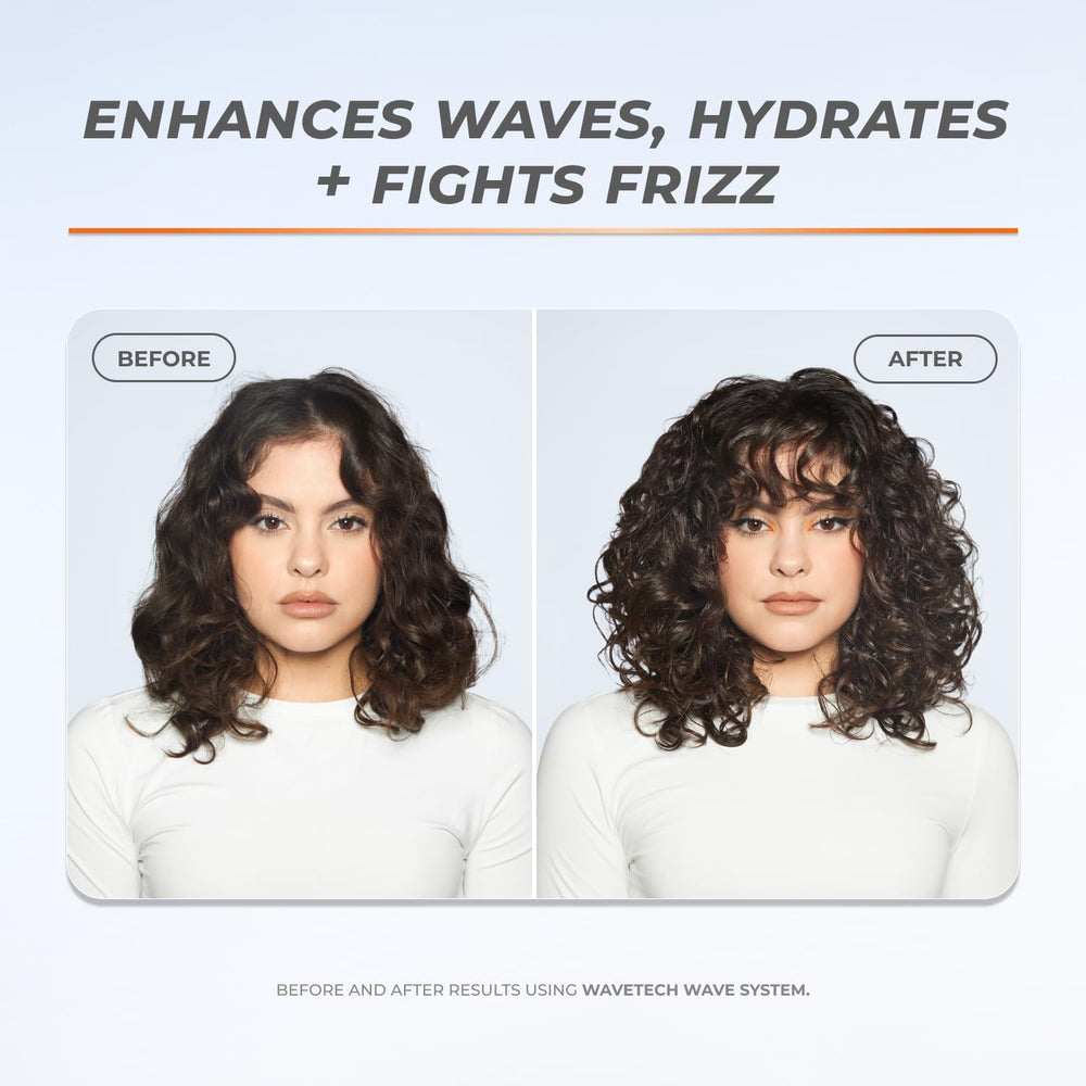 XMONDO wavetech-shampoo-bouteille offre vagues définies et hydratation.