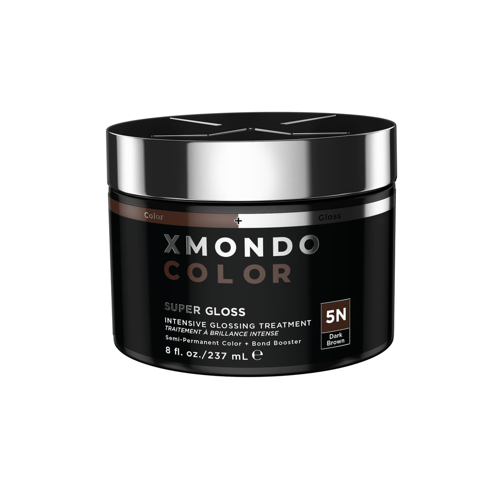 XMONDO Color 5N brun foncé – masque colorant crème pour nourrir et protéger les cheveux.