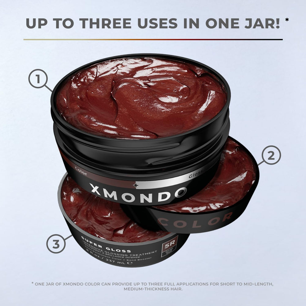 XMONDO Color 5R logos sans cruauté et végan.