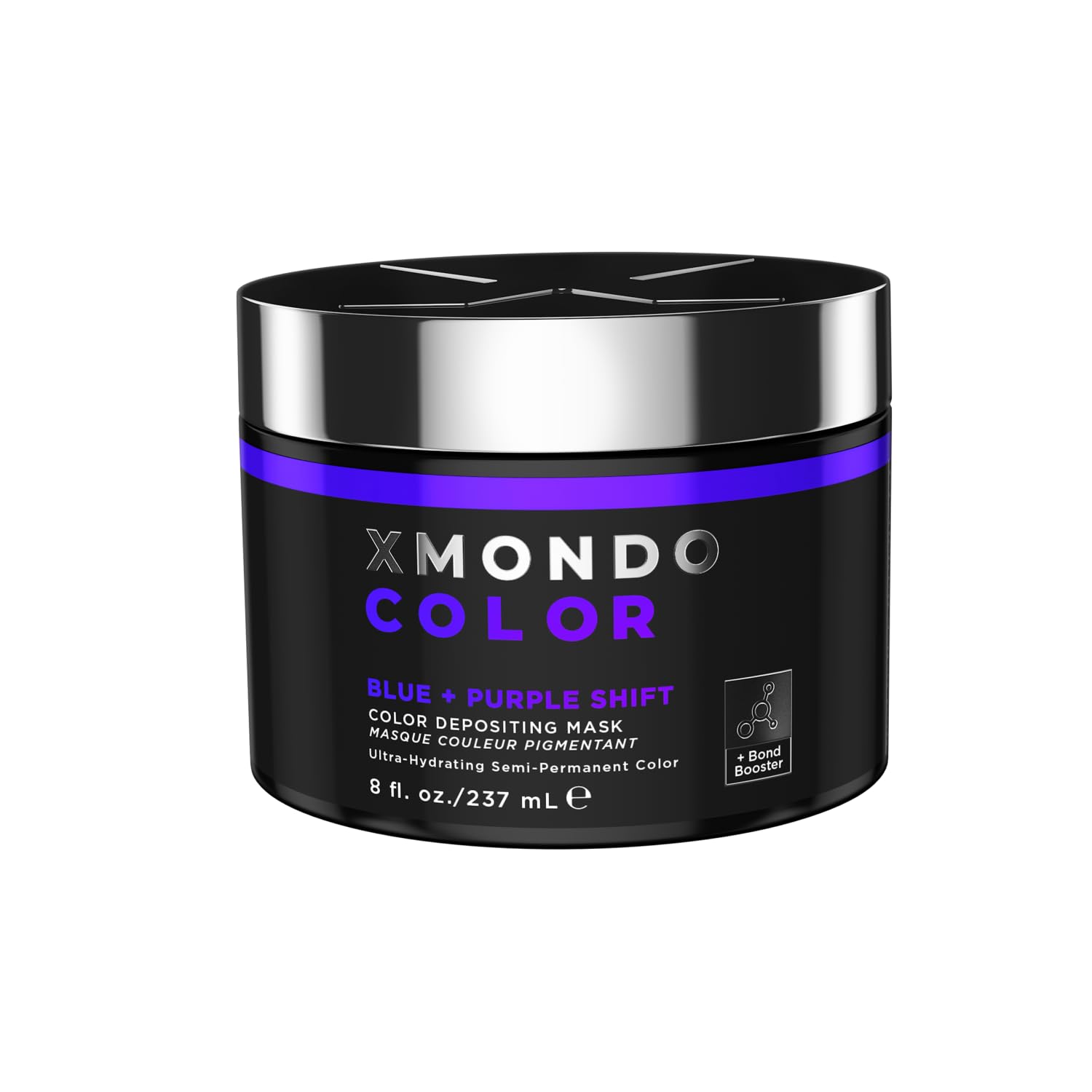XMONDO Color Blue + Purple Shade Shift – flacon montrant la teinte changeante