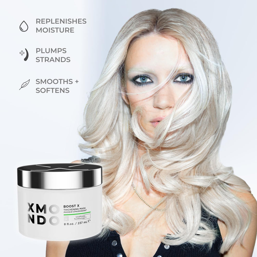 XMONDO Hair Boost X biollagen-proprietes: apparence revitalisée des cheveux.