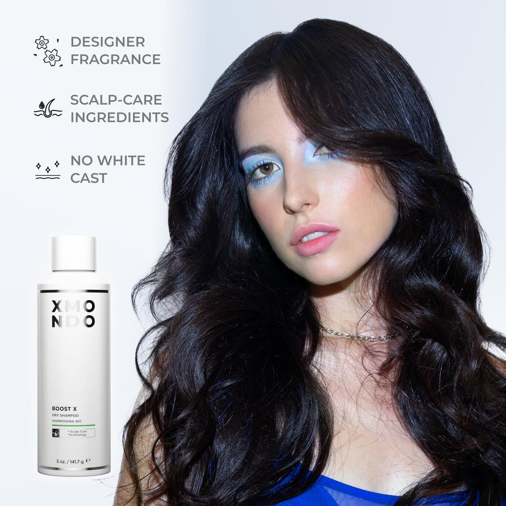 XMONDO Hair BOOST X Shampoing Sec — extrait de palmier nain pour l’équilibre du cuir chevelu