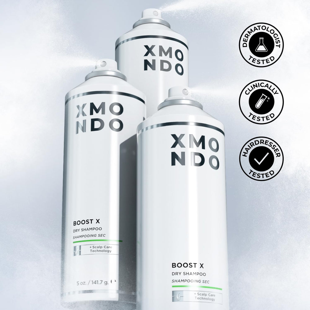 XMONDO Hair BOOST X Shampoing Sec — parfum signature laissant une sensation agréable