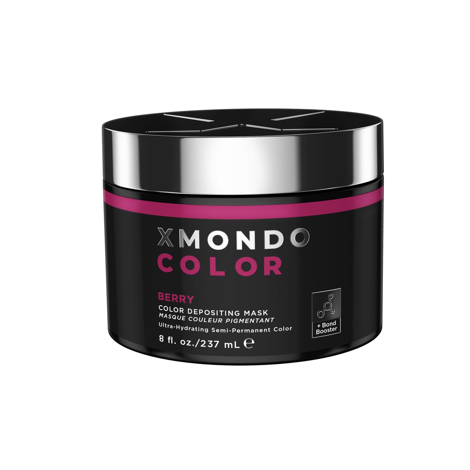 XMONDO Hair Color Berry : bouteille prête pour une couleur semi-permanente hydratante et sans décolorant.