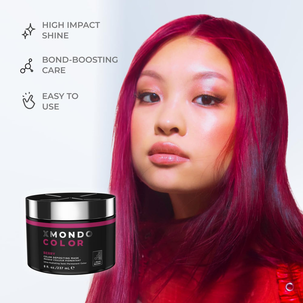 XMONDO Hair Color Berry : pigments végétaux revitalisant les cheveux.