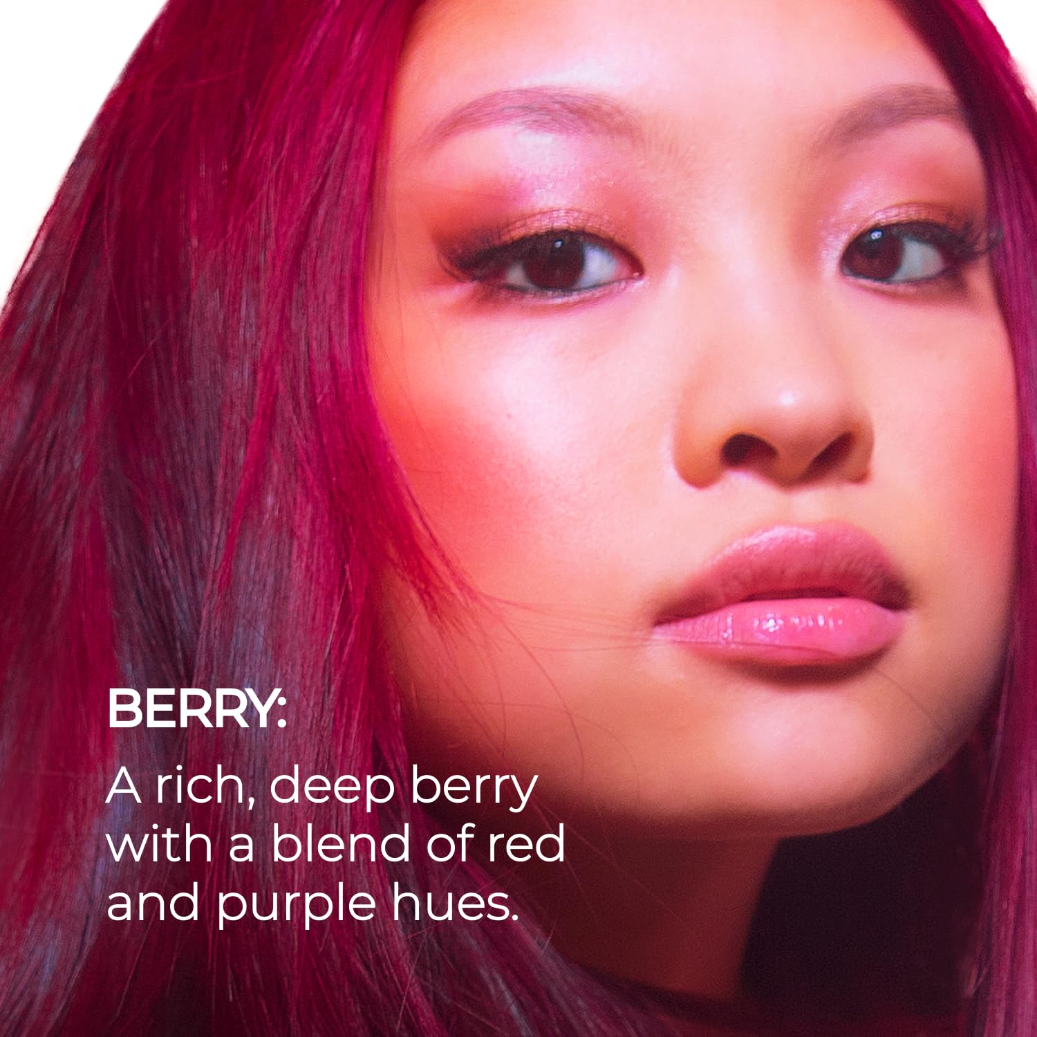XMONDO Hair Color Berry : soin colorant qui retient l'hydratation durable.