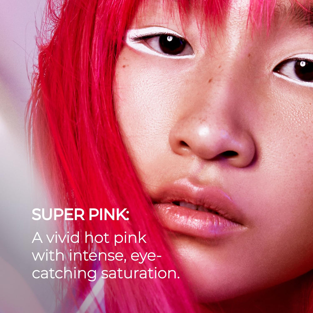XMONDO Super Pink: gros plan sur le pigment vibrant adhérant au cuticule.
