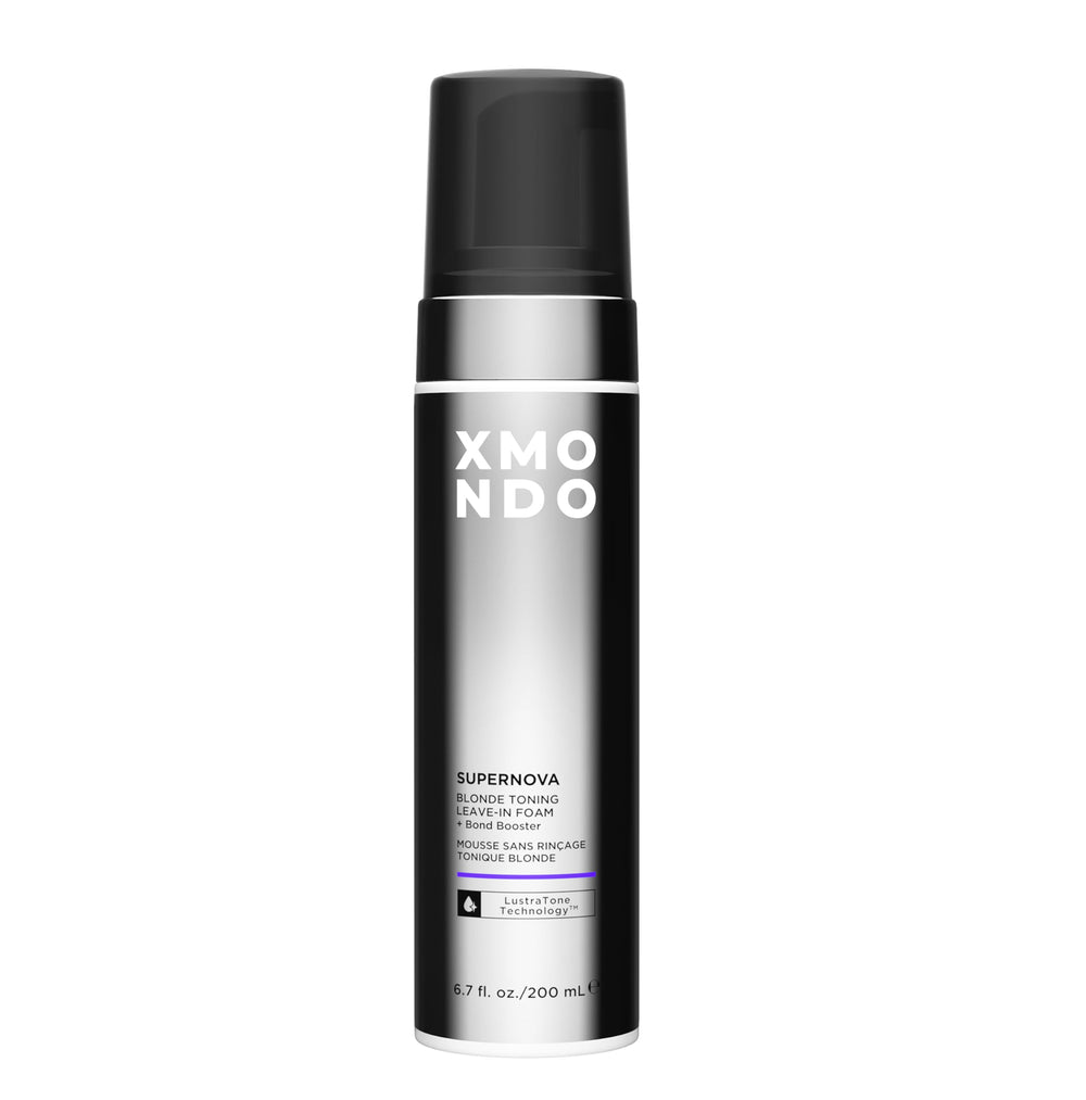 XMONDO Supernova: mousse tonifiante pour cheveux blonds, neutralise les reflets jaunes.