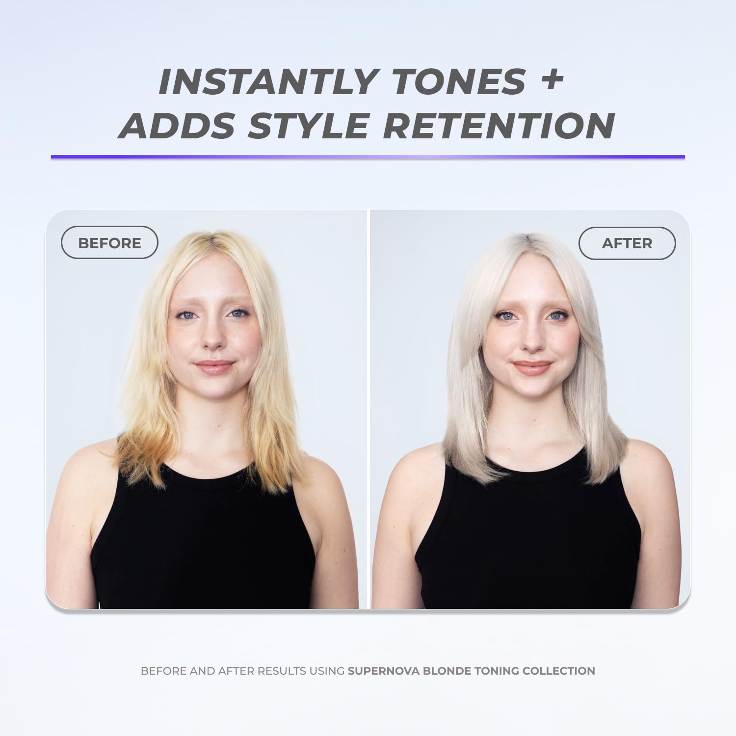 XMONDO Supernova: neutralisation des reflets cuivrés sur blond
