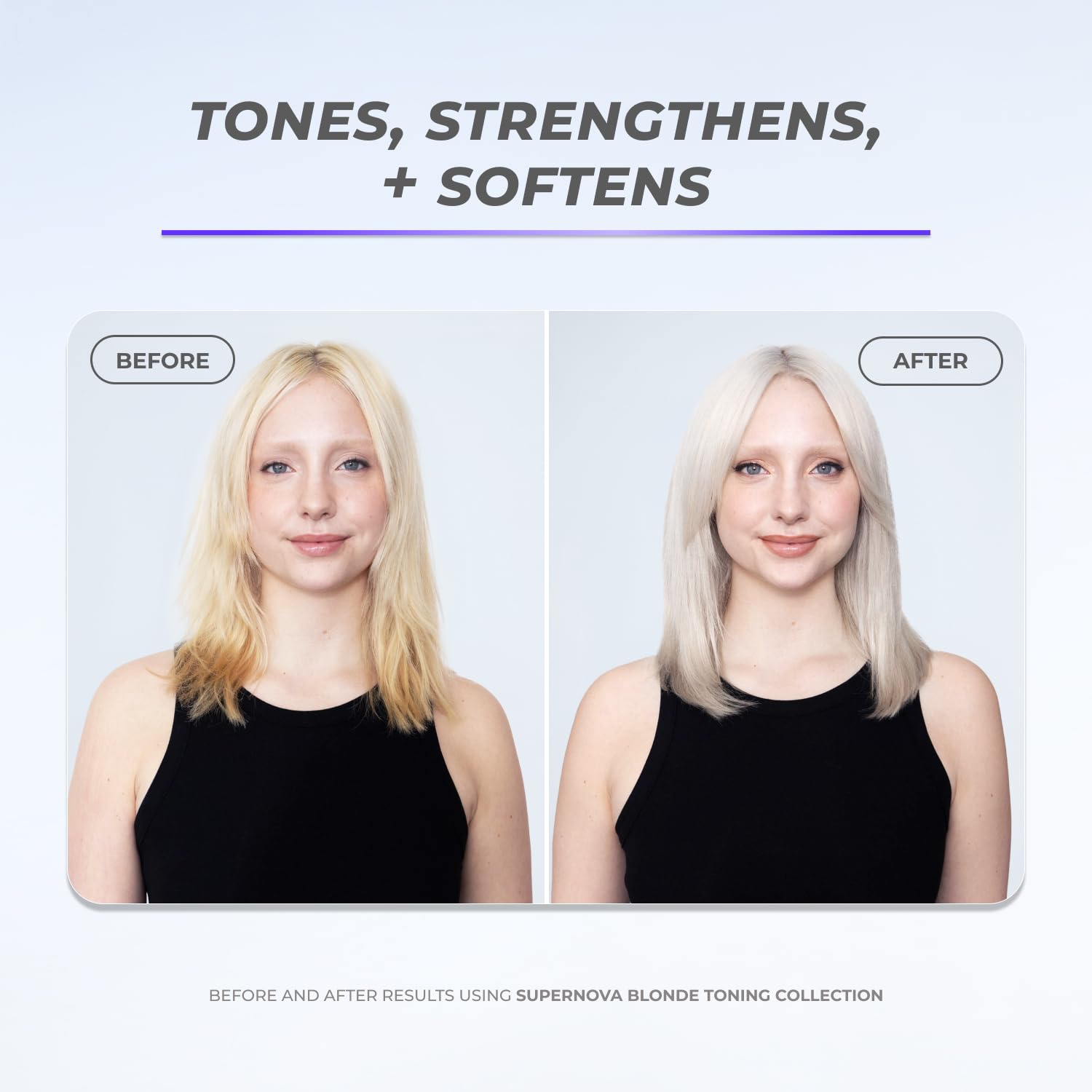XMONDO Hair Supernova – pigments-violets neutralisent les tons jaunes pour blond lumineux