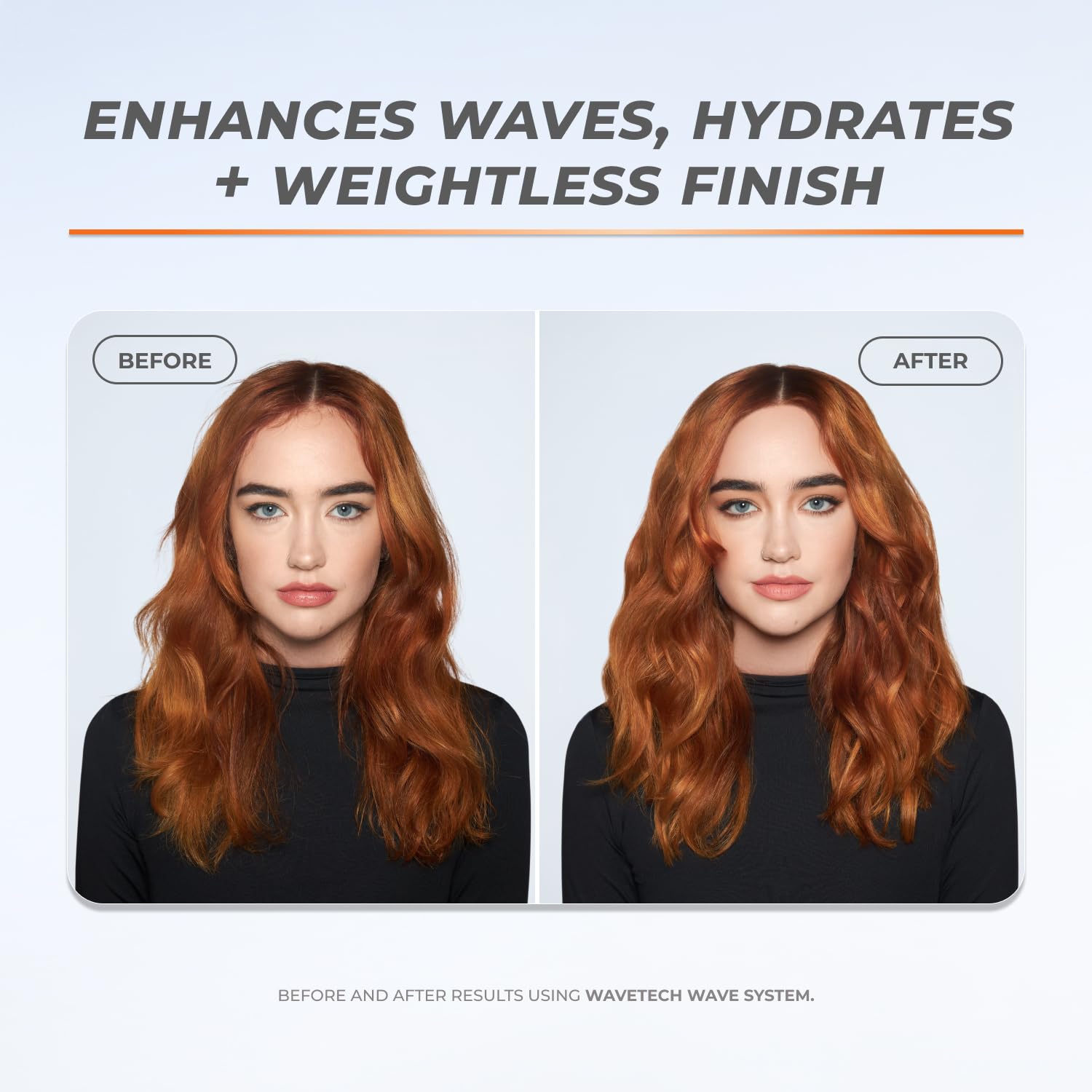 XMONDO Hair Wavetech Hydrating Wave Cream séchage facilité au diffuseur pour vagues durables.