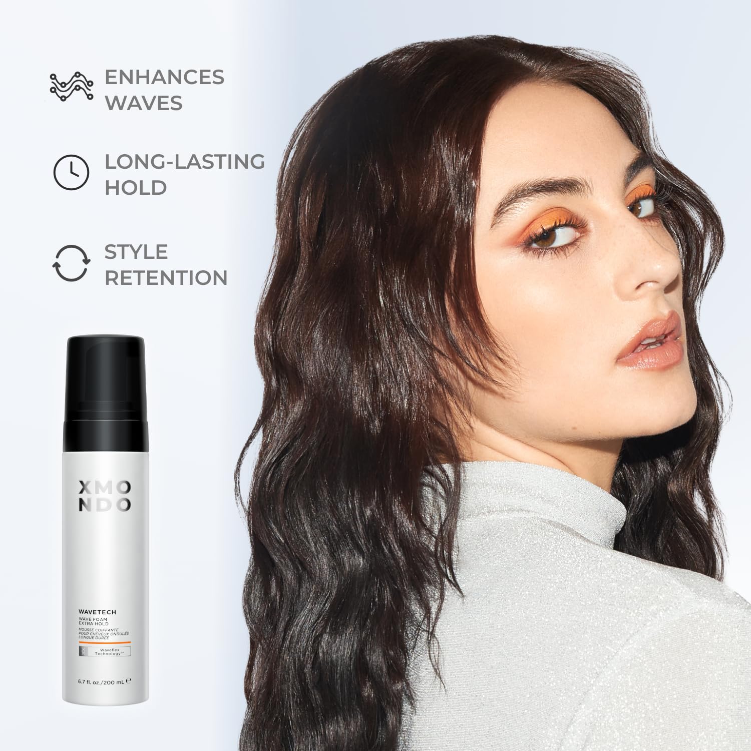 XMONDO Hair Wavetech mousse légère apportant volume et douceur