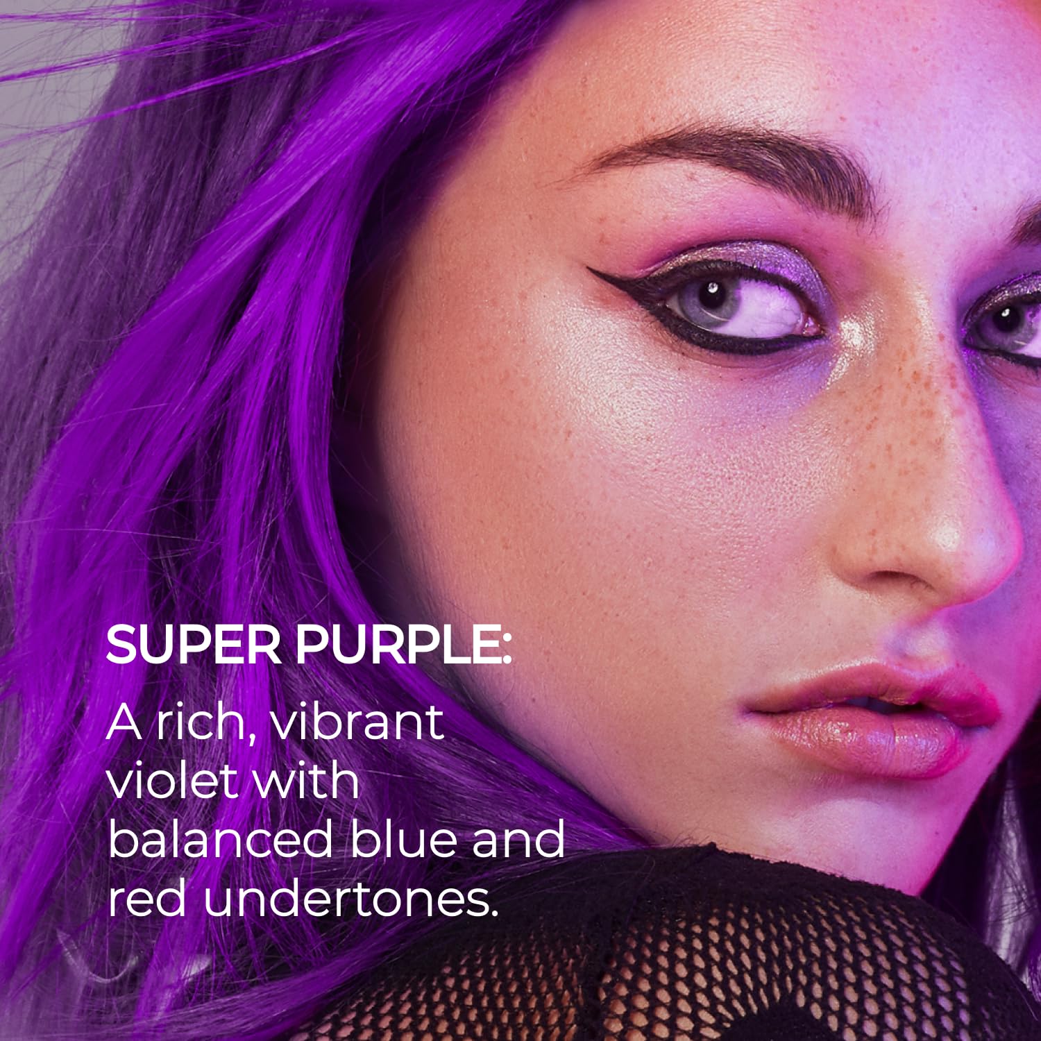 XMONDO Super Purple – Masque colorant hydratant déposant le pigment sur la cuticle.