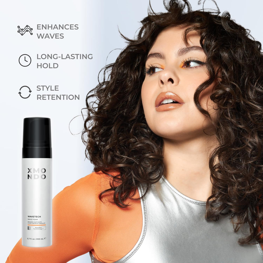 XMONDO Wave Foam: texture-mousse légère prête à être appliquée sur les longueurs